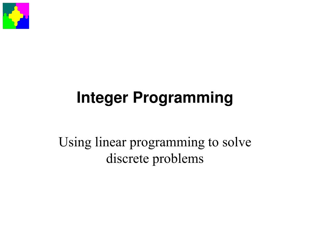 PPT - Integer Programming PowerPoint Presentation, free download - ID ...