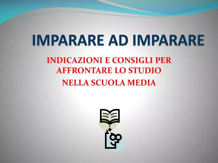 imparare ad imparare