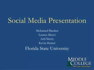 Social Media Presentation