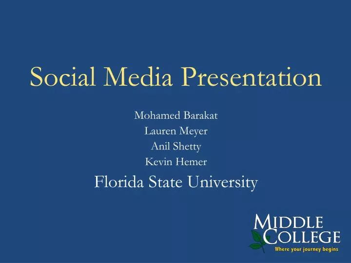 social media presentation