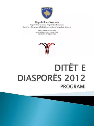 dit t e diaspor s 2012 programi