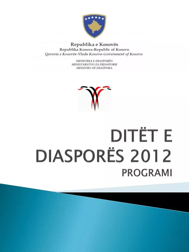 dit t e diaspor s 2012 programi