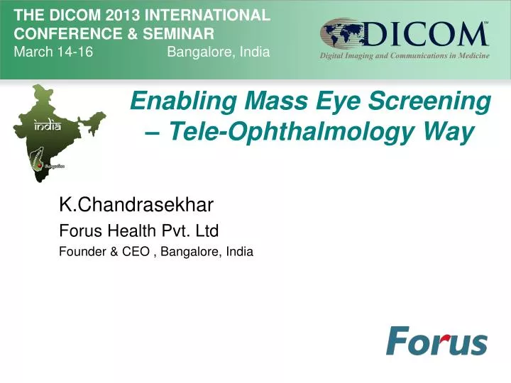 enabling mass eye screening tele ophthalmology way