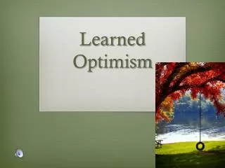 learned optimism
