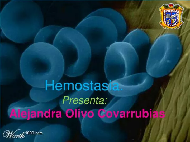 hemostasia presenta alejandra olivo covarrubias