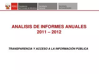 transparencia y acceso a la informaci n p blica