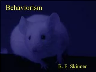 Behaviorism