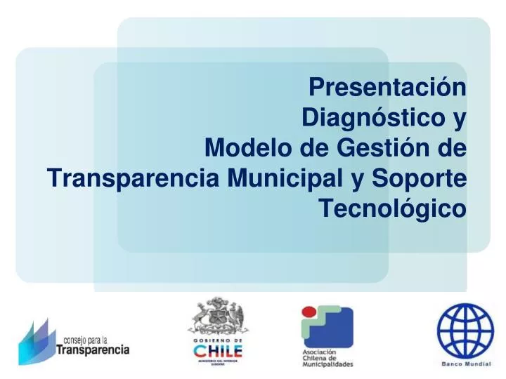 presentaci n diagn stico y modelo de gesti n de transparencia municipal y soporte tecnol gico