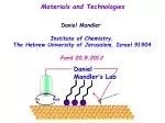 Materials and Technologies - slide 1