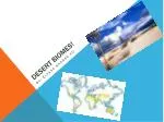 Desert biomes! - slide 1