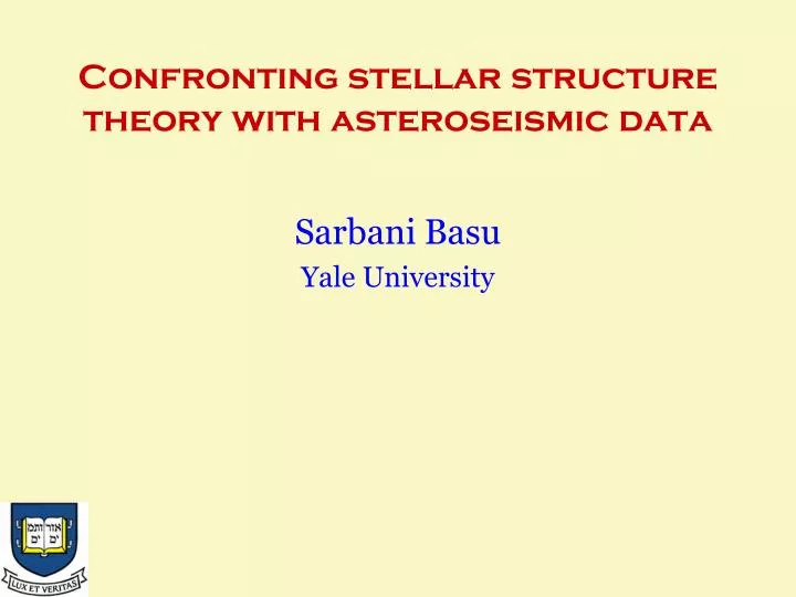 confronting stellar structure theory with asteroseismic data