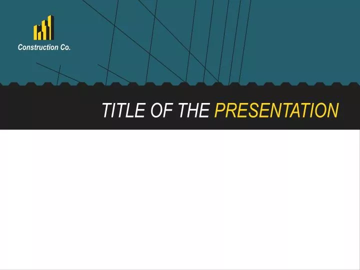 title of the presentation