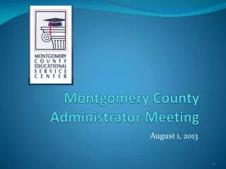 Montgomery County Administrator Meeting