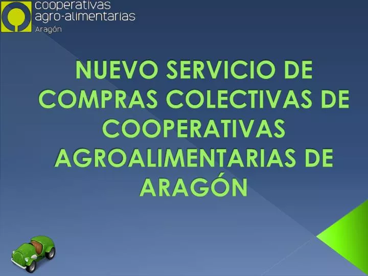 nuevo servicio de compras colectivas de cooperativas agroalimentarias de arag n