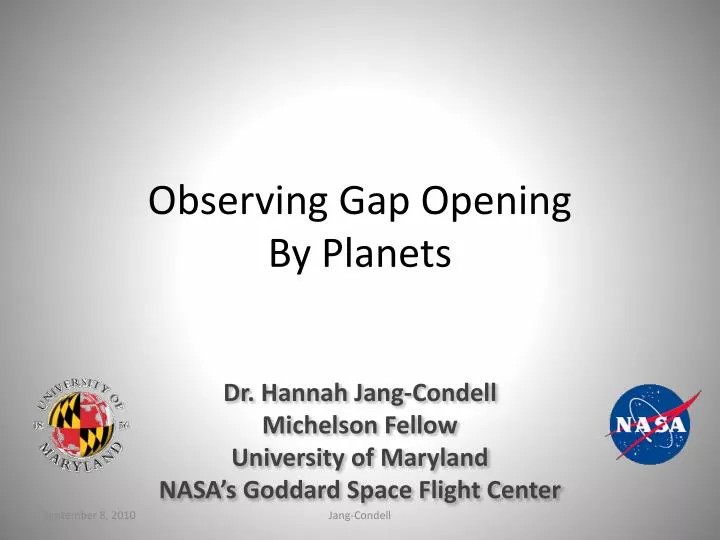 observing gap opening by planets