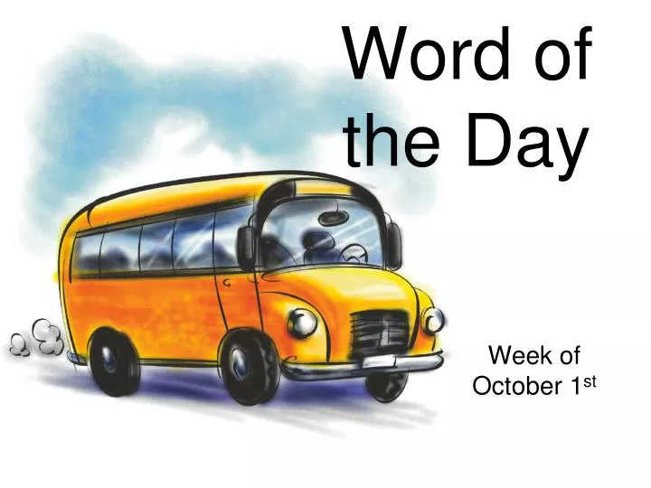 word of the day