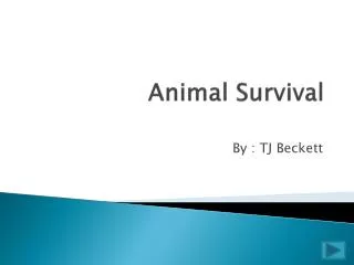 Animal Survival