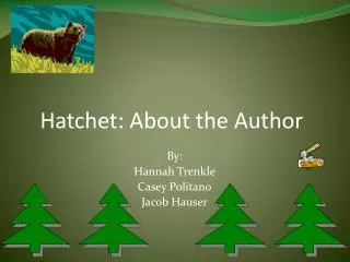Hatchet: About the Author