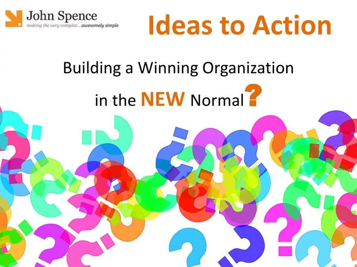 building a winning organization in the new normal