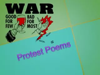 Protest Poems