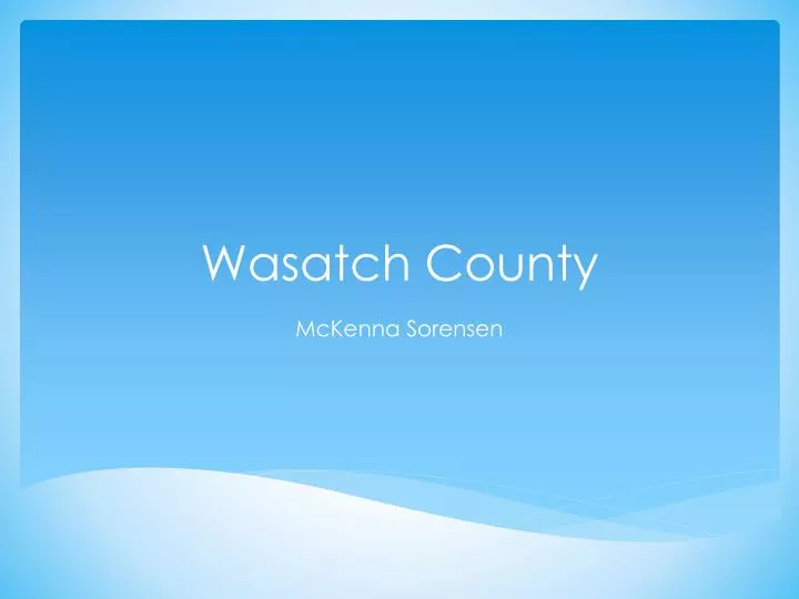 wasatch county