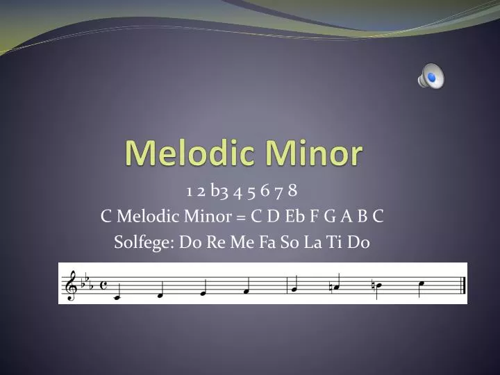melodic minor