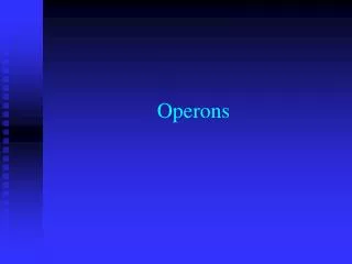 Operons