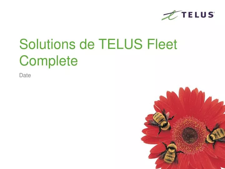 solutions de telus fleet complete