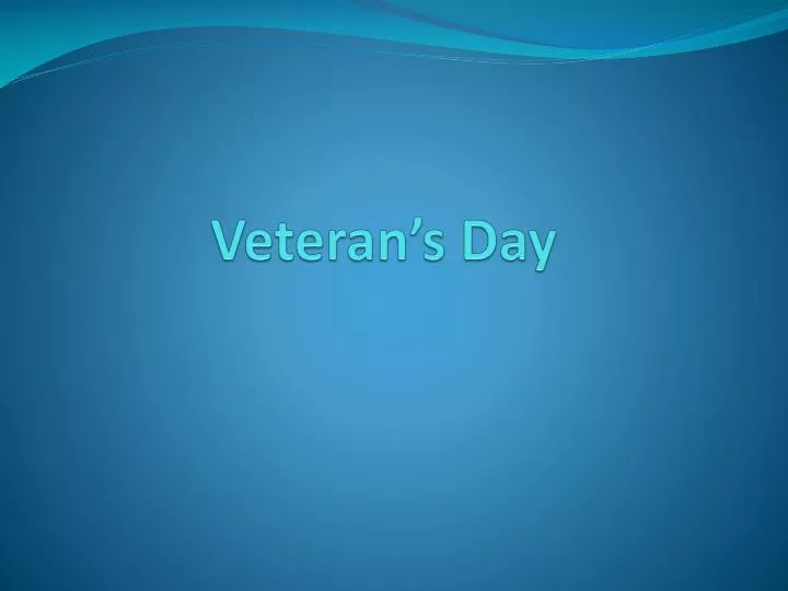 veteran s day