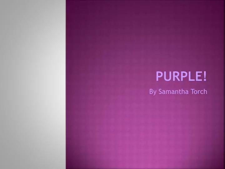 purple