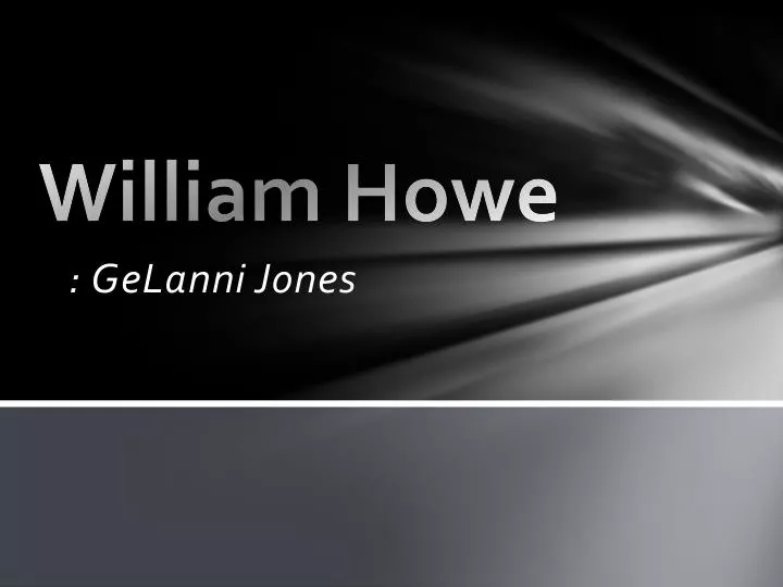 william howe