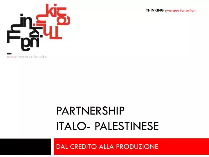 partnership italo palestinese