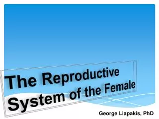 The Reproductive System of the Female