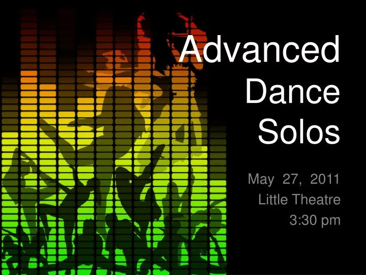 advanced dance solos