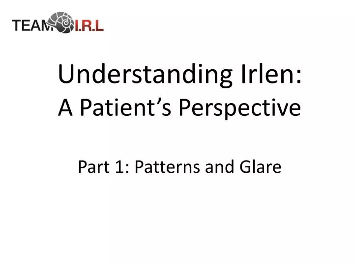 understanding irlen a patient s perspective part 1 patterns and glare