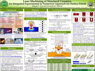 Laser Machining of Structural Ceramics: