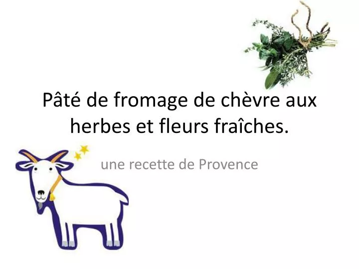 p t de fromage de ch vre aux herbes et fleurs fra ches