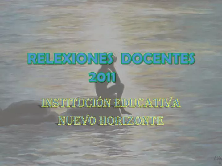 relexiones docentes 2011