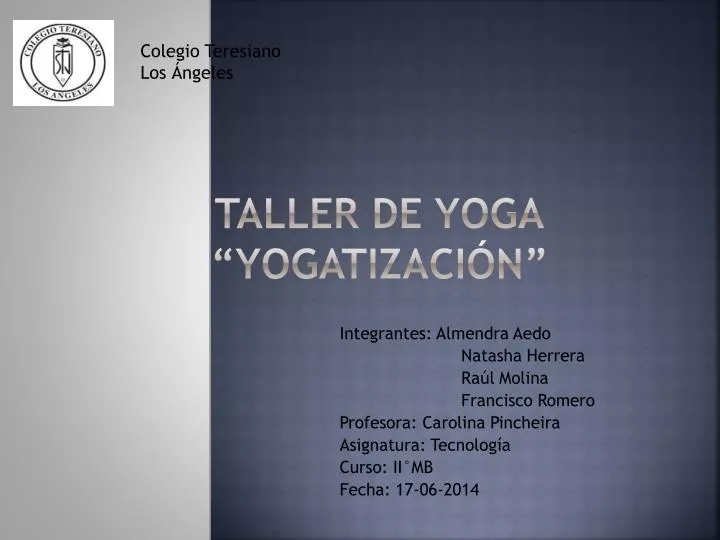 taller de yoga yogatizaci n