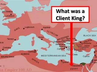 What was a Client King?