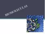BIOMOLECULAS - slide 1
