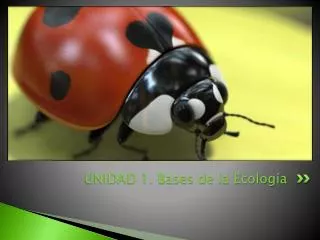 unidad 1 bases de la ecolog a