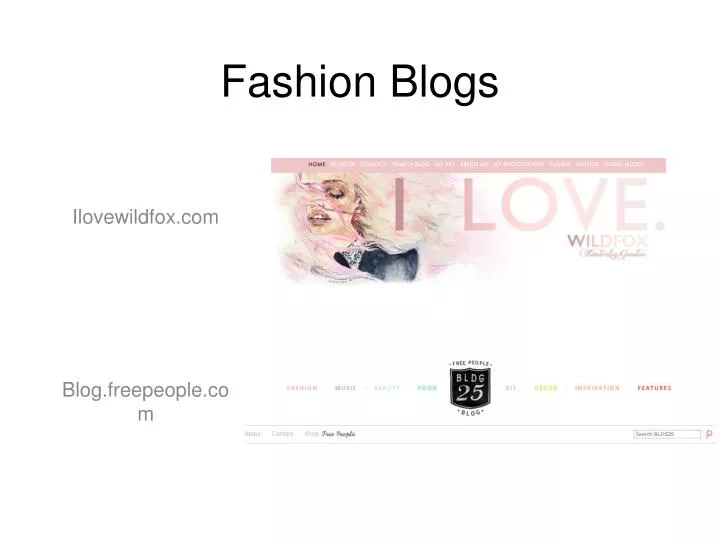 fashion blogs