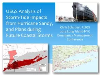 USGS Analysis of Storm-Tide Impacts from Hurricane Sandy, and Plans during Future Coastal Storms