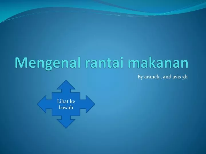 mengenal rantai makanan