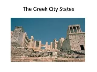 The Greek City States