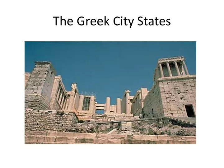 the greek city states