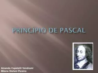 princ pio de pascal