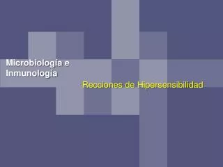 microbiolog a e inmunolog a