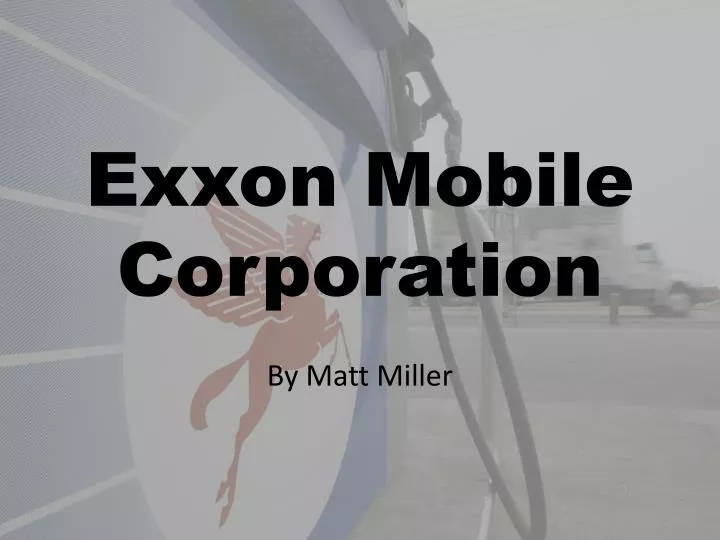 exxon mobile corporation